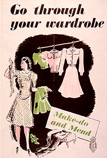 Poster of 'Go through your wardrobe - Make-do and Mend'
